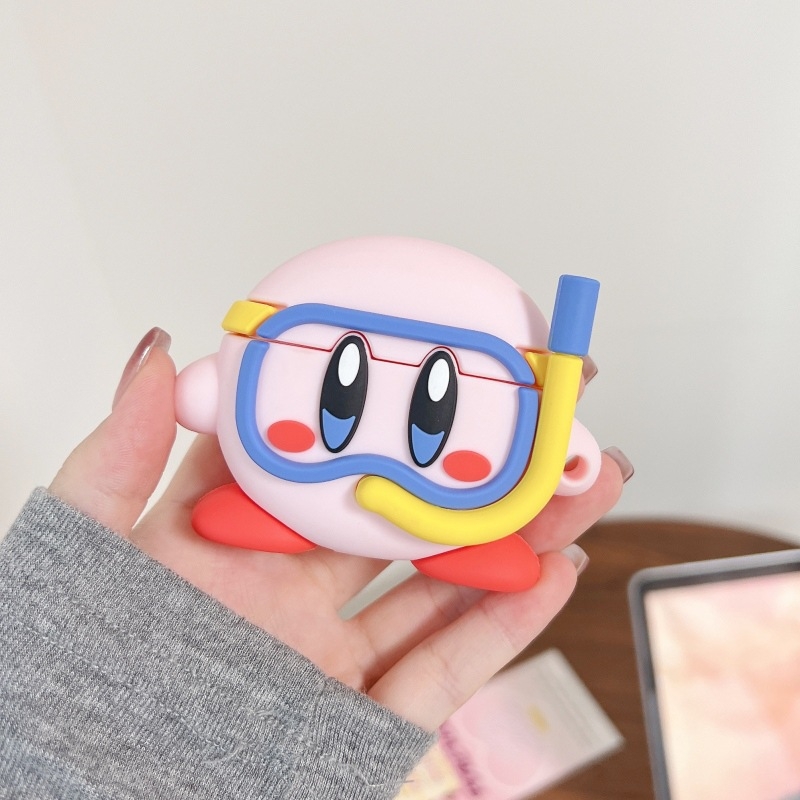 Carcasă de protecție Kirby pentru Samsung Galaxy Buds3 Pro, căști wireless Bluetooth, stil japonez drăguț