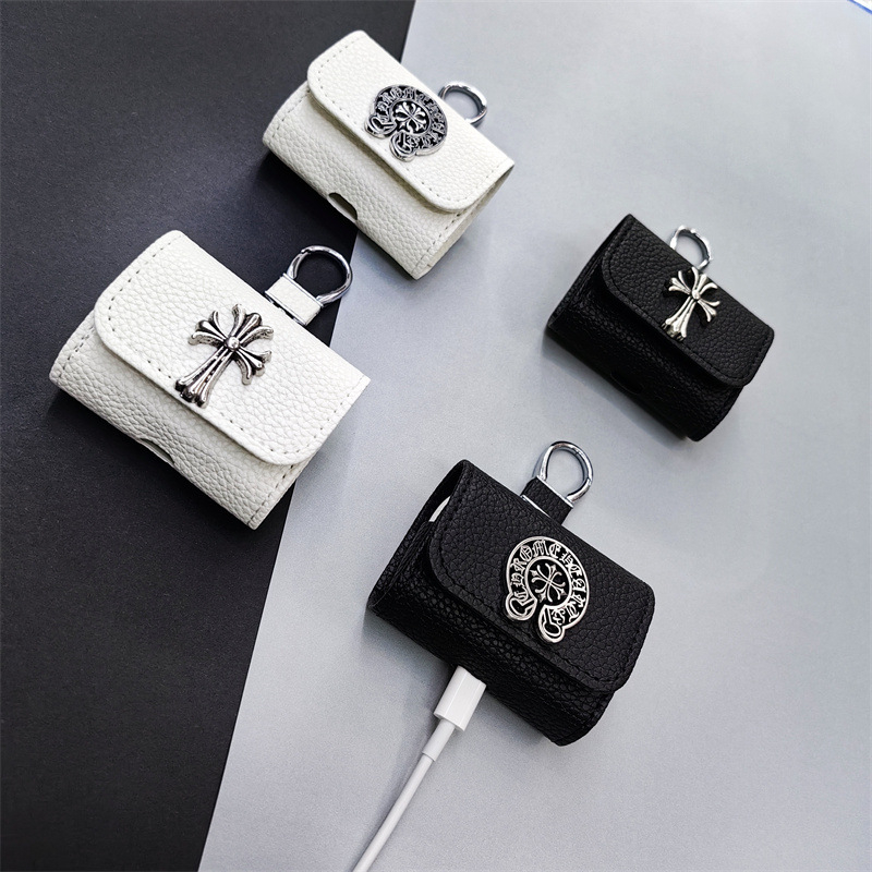 Cross Heart kožni etui za AirPods – sintetička koža, ručna izrada, kompatibilno s Apple