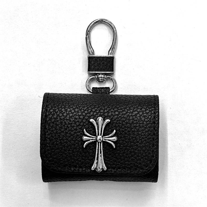 Cross Heart kožni etui za AirPods – sintetička koža, ručna izrada, kompatibilno s Apple