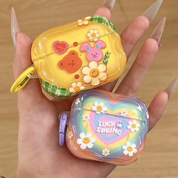 AirPods Pro 2 калъф – TPU, карикатурен стил, инжекционно формована обвивка