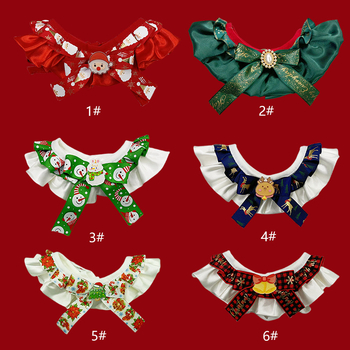 Háziállat karácsonyi nyakörv masnival – Poliészter, Univerzális illeszkedés, Shanghai-ban gyártva
