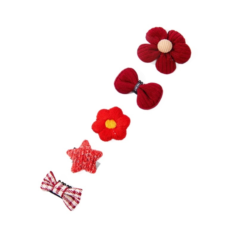 Clip pentru păr pentru animale de companie - poliester, origine Zhejiang, universal pentru câini și pisici, potrivit pentru rase mici precum Yorkshire Terrier și Maltese