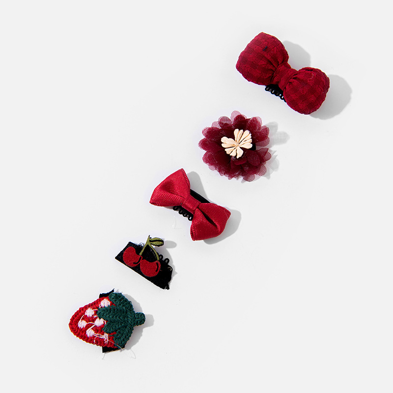 Clip pentru păr pentru animale de companie - poliester, origine Zhejiang, universal pentru câini și pisici, potrivit pentru rase mici precum Yorkshire Terrier și Maltese