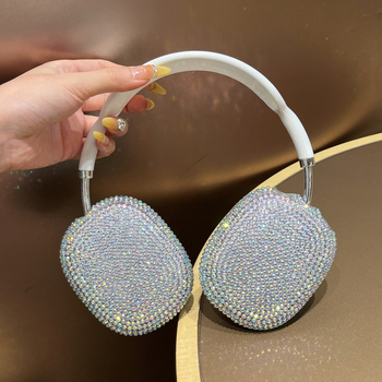 Силиконов защитен калъф за AirPods Max Xuanying digital – портативен, универсален, с триизмерен релеф, за модели Apple