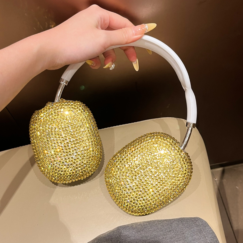 Силиконов защитен калъф за AirPods Max Xuanying digital – портативен, универсален, с триизмерен релеф, за модели Apple