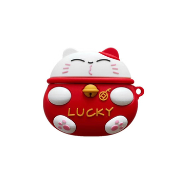 AirPods Pro tok – szilikonból, puha héj, rajzfilmszerű macska dizájn, kompatibil a 2. és 3. generációval