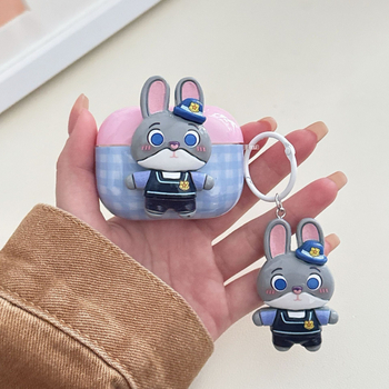 Силиконов защитен калъф за AirPods с гравиран модел, преносим универсален дизайн, съвместим с AirPods 4/3, Pro 2/3 и Apple Bluetooth 1/2 Gen