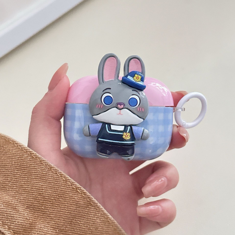 Силиконов защитен калъф за AirPods с гравиран модел, преносим универсален дизайн, съвместим с AirPods 4/3, Pro 2/3 и Apple Bluetooth 1/2 Gen