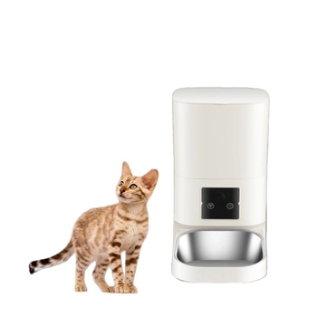 Okos etető automata kamerával, HD széleslátószögű megfigyeléssel, APP-vezérlés, univerzális kompatibilitás, súly 1,6 kg