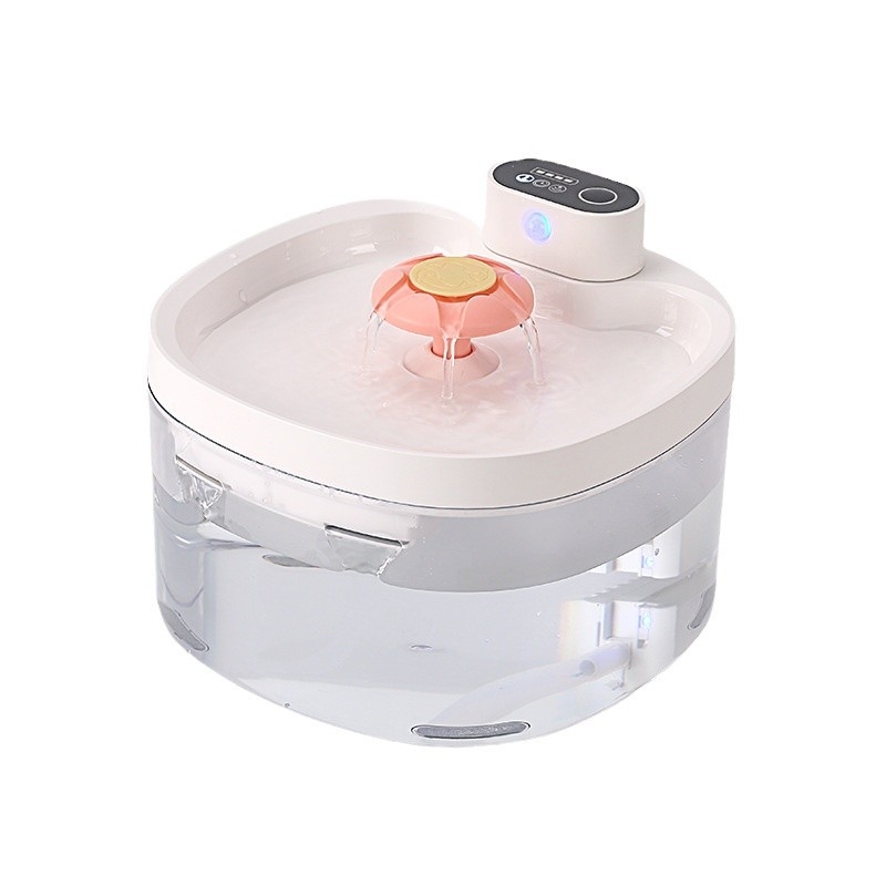 Okos vezeték nélküli háziállat‑ivóvíz adagoló automatikus érintőérzékelővel, levehető, csendes működés, macska és kutya részére, szűrő rendszer