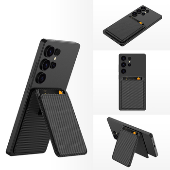 Θήκη Samsung S25 Ultra με μαγνητικό πίσω κάτοχο καρτών – σκληρή θήκη από PC, χύτευση με έγχυση, μινιμαλιστικό στυλ, προστασία από πτώσεις, δυνατότητα προσαρμογής