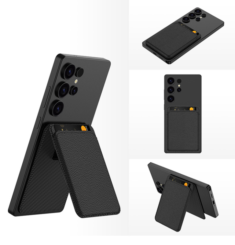 Θήκη Samsung S25 Ultra με μαγνητικό πίσω κάτοχο καρτών – σκληρή θήκη από PC, χύτευση με έγχυση, μινιμαλιστικό στυλ, προστασία από πτώσεις, δυνατότητα προσαρμογής