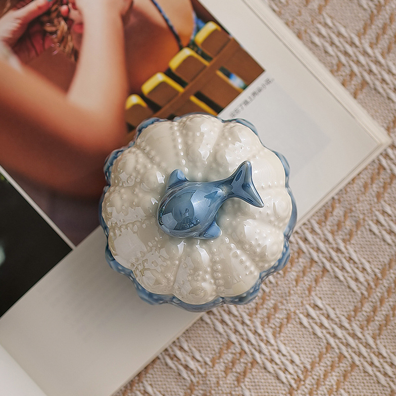 Кутия за бижута от керамика - Fengbai FB001, модерен минималистичен стил