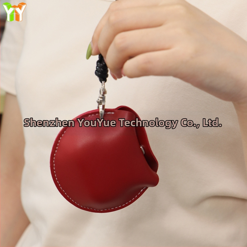 Puzdro na AirPods z umelej kože s reliéfom, prenosné a univerzálne s nákrčníkom, prispôsobiteľné pre model 13966628563