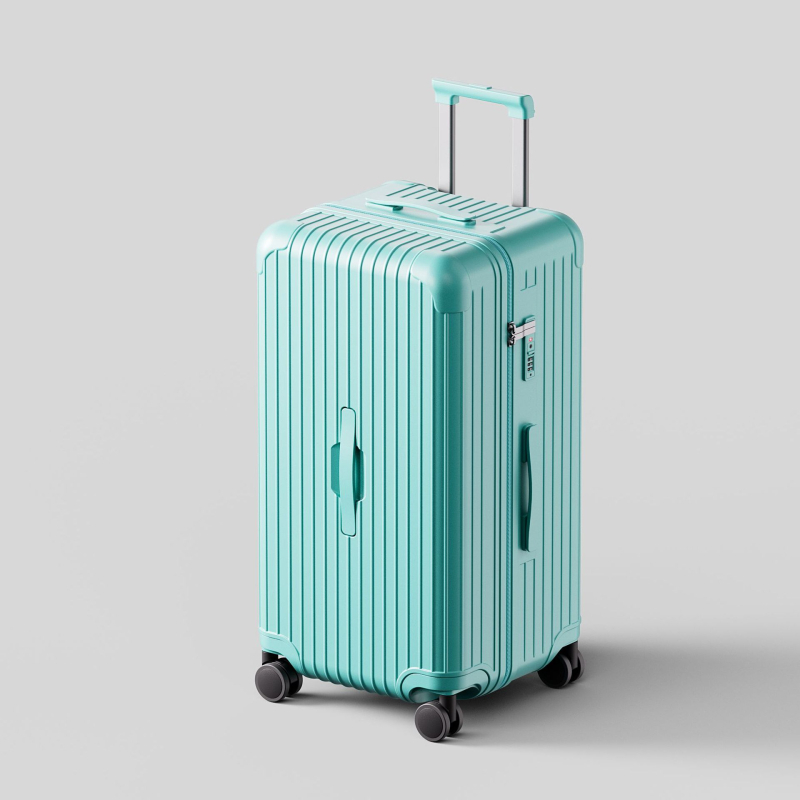 30-inčni kofer od polikarbonata s velikom kapacitetom, TSA kombinirano zaključavanje, zatvarač, universalni kotačići, težina 3,6 kg