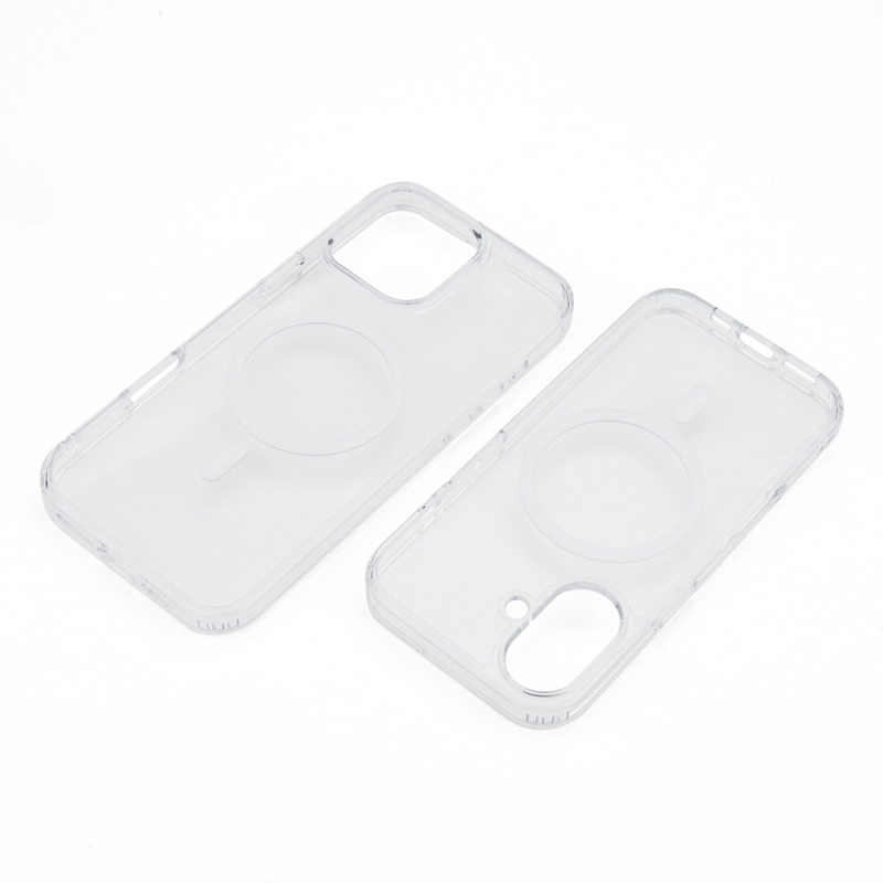 Dvojitý TPU+PC ochranný kryt pre iPhone 12–14 sériu, odolný proti nárazom a Pádu, magnetické priľnutie, TPU rám 2 mm + zadný panel PC 2 mm