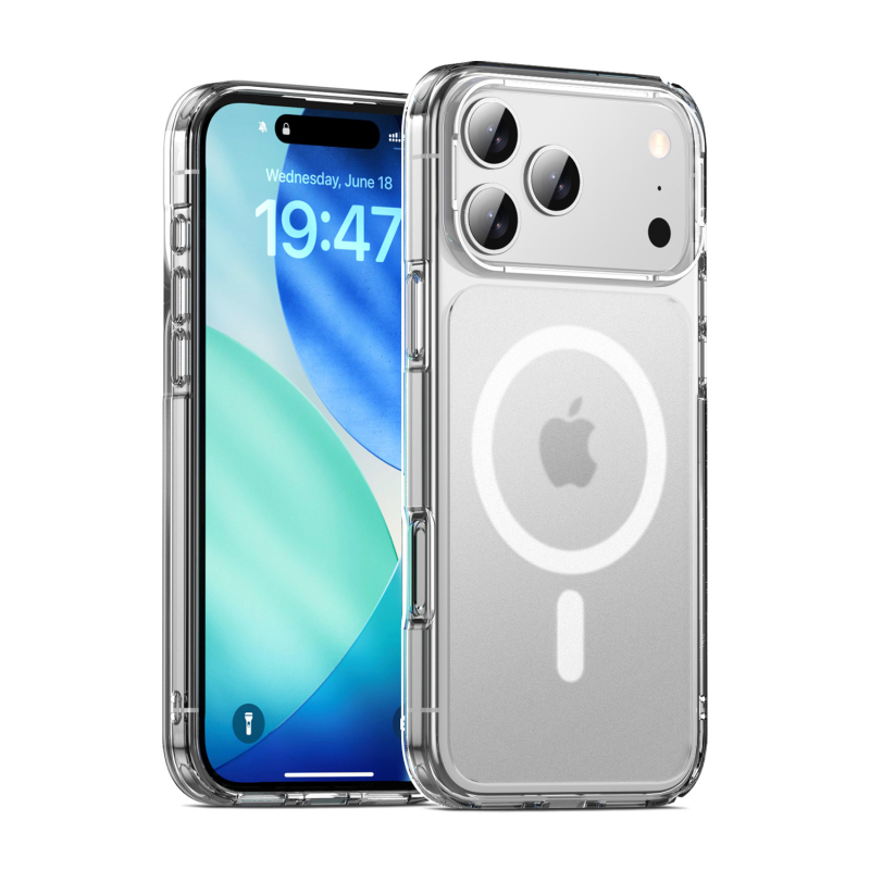 Prozirno mat TPU kućište za iPhone 12/13/14/12 Pro, otporno na padove uz zaštitu zračnim jastučićem i reljefnom teksturom