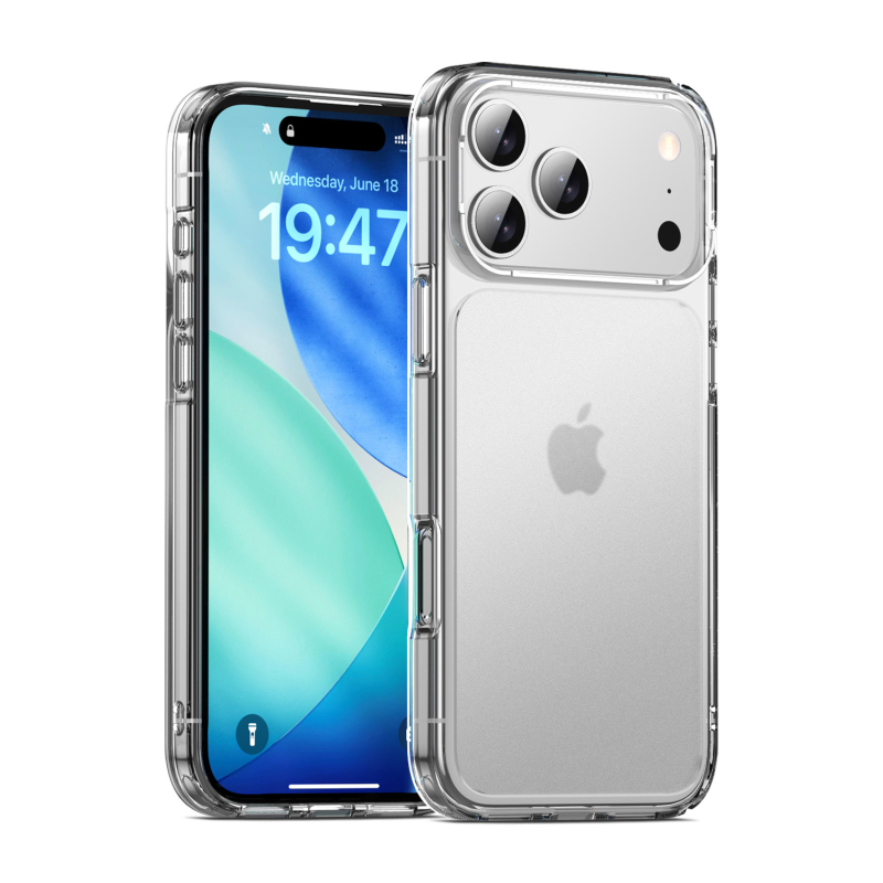 Prozirno mat TPU kućište za iPhone 12/13/14/12 Pro, otporno na padove uz zaštitu zračnim jastučićem i reljefnom teksturom
