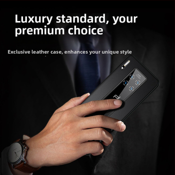 Carcasă Huawei Mate 30 RS Porsche din piele de vițel, acoperire completă, protecție împotriva căderilor