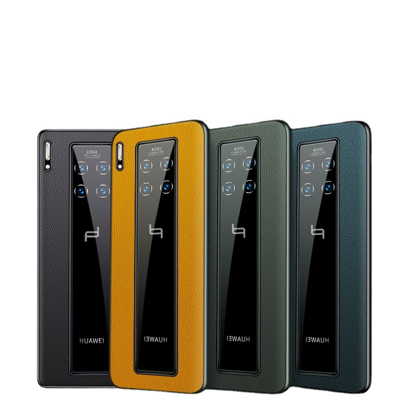 Carcasă Huawei Mate 30 RS Porsche din piele de vițel, acoperire completă, protecție împotriva căderilor