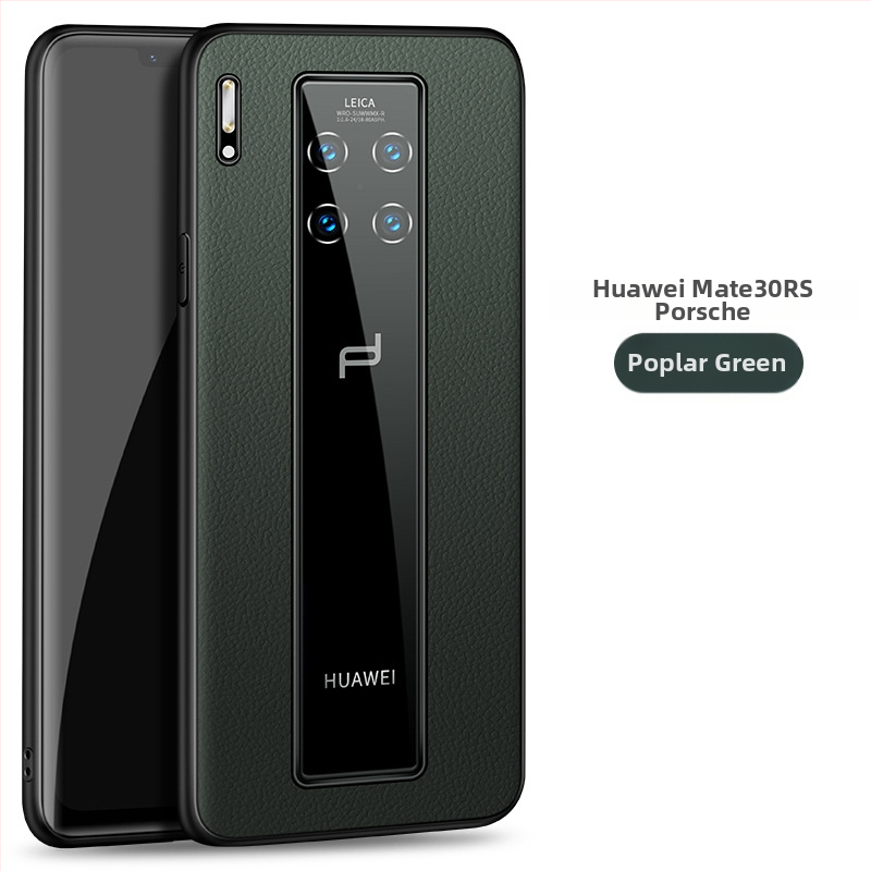 Carcasă Huawei Mate 30 RS Porsche din piele de vițel, acoperire completă, protecție împotriva căderilor