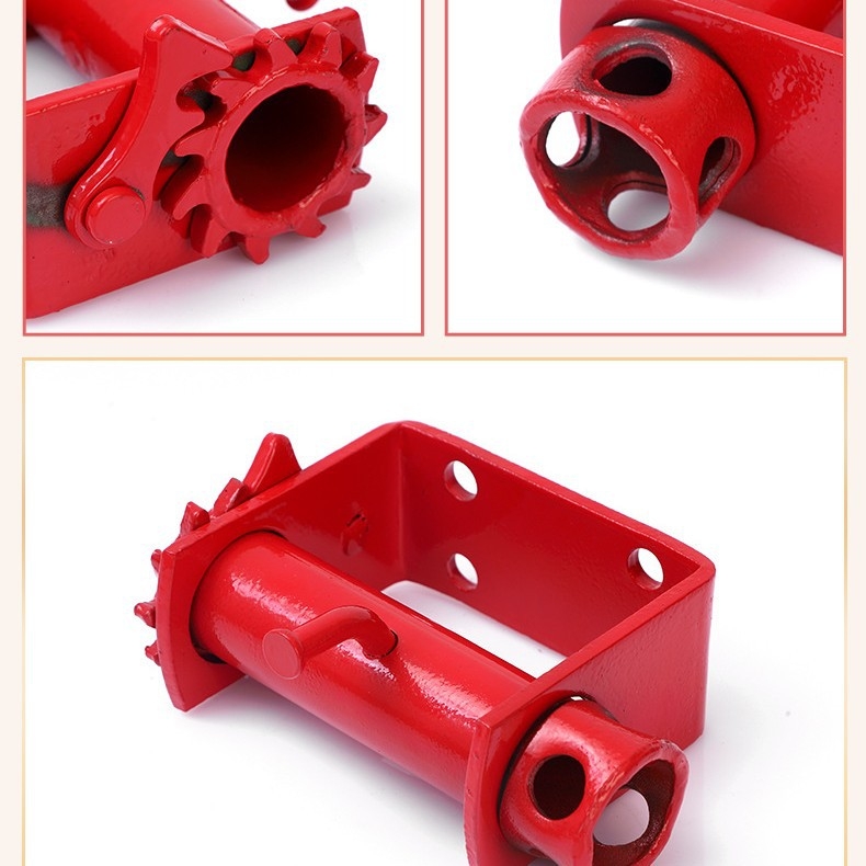 Kravas automaņa auklas spriegotājs ar blīviem zobiem, bloķējošs ratchet mehānisms, augstas oglekļa tērauds, modelis 1-2