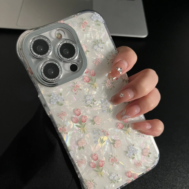 Proljetno-ljetni dizajn tulipana za futrolu za iPhone 17 Pro Max, IMD premium doživljaj, 14 uzoraka školjke, 15 preciznih otvora
