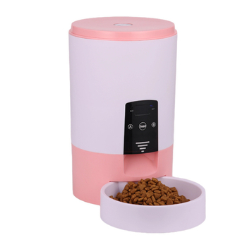 hranitor automat pentru animale de companie, hrănire programată, capacitate mare, pentru hrană de pisică și câine, design fix