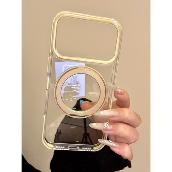 Θήκη προστασίας για συσκευές Apple σε στυλ Ins με 360‑μοιρών στήριγμα, υποστήριξη προσαρμογής.