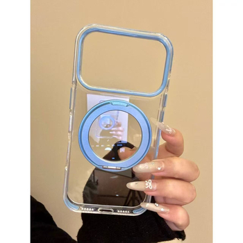 Θήκη προστασίας για συσκευές Apple σε στυλ Ins με 360‑μοιρών στήριγμα, υποστήριξη προσαρμογής.