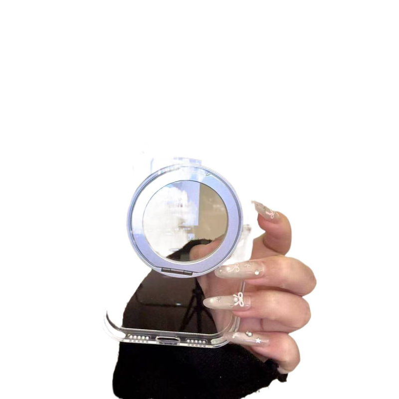 Θήκη προστασίας για συσκευές Apple σε στυλ Ins με 360‑μοιρών στήριγμα, υποστήριξη προσαρμογής.