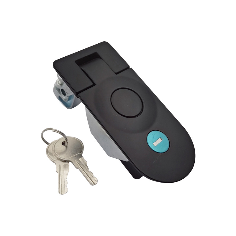 MS609 Заключалка с дръжка от цинкова сплав за RV кабина врата и разпределителна кутия — повърхностен монтаж, с ключ