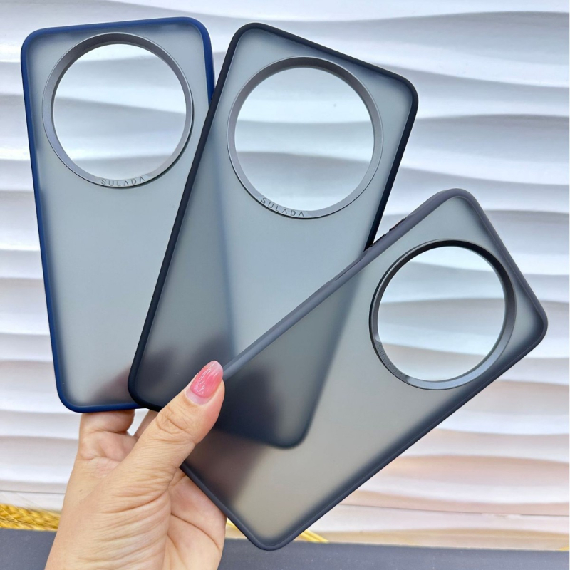 Sulada защитен калъф за Huawei Mate70 Pro – PC с усещане за кожа, релефен, удароустойчив, против отпечатъци