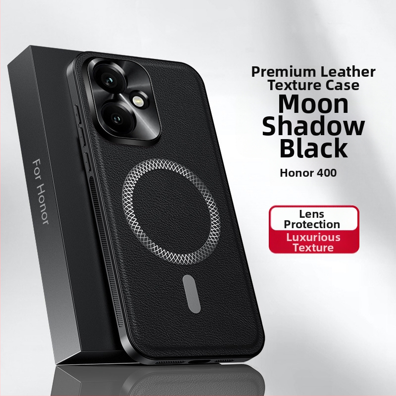 HONOR 400Pro telefona vāciņš – ādas tekstūra, PC korpuss, pret kritieniem, Youke