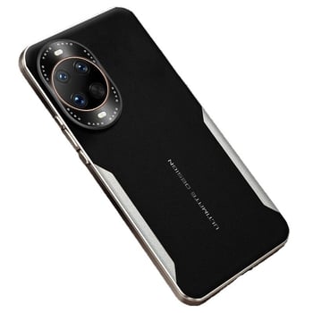 Калъф за Huawei телефон – имитирана кожа, щампована текстура, мек ръб, защита срещу изпускане