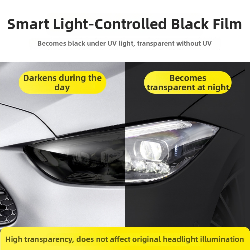 Mercedes-Benz TPU žibintų plėvelė, atspari įbrėžimams, įbrėžimų remontas, šviesos kontrolė, apsauginė plėvelė