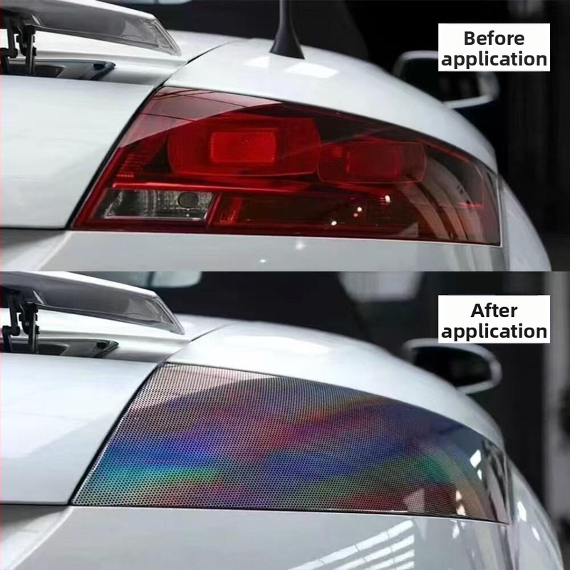 Honeycomb laserinė plėvelė priekinėms šviesoms automobiliams ir motociklams - apsauginė plėvelė priekinėms ir galinėms šviesoms, PVC medžiaga, prekės ženklas Cloud Carriage