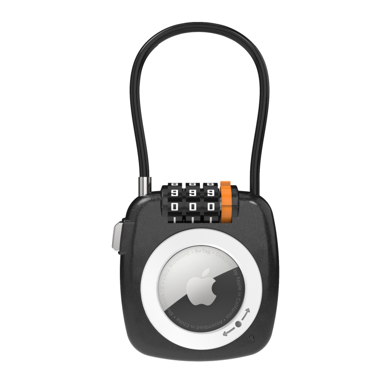 Apple AirTag aizsargapvalks – ciets korpuss no cinka sakausējuma, anti‑loss izsekošanas ierīce ar paroles aizsardzību