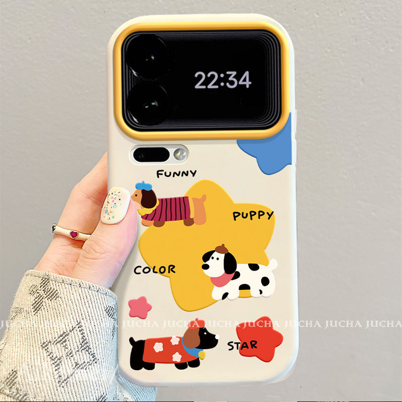 Θήκη κινητού Xiaomi 17 σειράς | σιλικόνη, προστασία από πτώσεις, επίστρωση με ψεκασμό, στυλ καρτούν