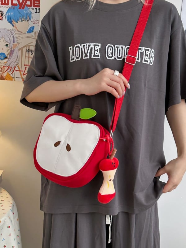 Kružna najlon torba crossbody, s zatvaračem, unutarnji džep za mobitel, japanski nadahnut stil, proljeće 2025