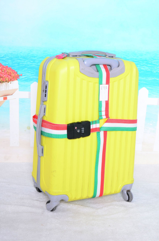 Remen za prtljagu, polipropilen, širina 50 mm, duljina 200 cm, paket od 5 kom