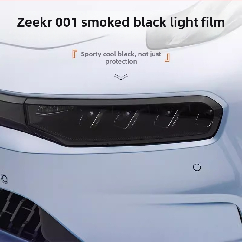 TPU plėvelė priekinėms ir galinėms žibintams Zeekr 001 (2021–2024) – atsparumas dėvėjimuisi, įbrėžimams atsparus, DRL apsauga