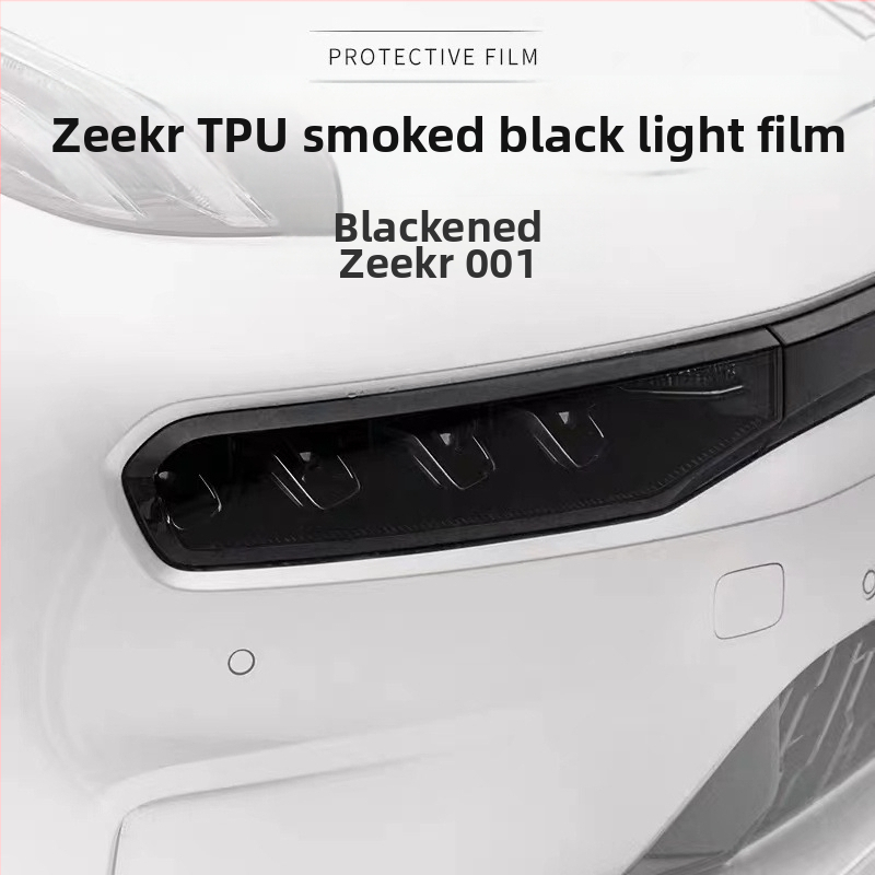 TPU plėvelė priekinėms ir galinėms žibintams Zeekr 001 (2021–2024) – atsparumas dėvėjimuisi, įbrėžimams atsparus, DRL apsauga