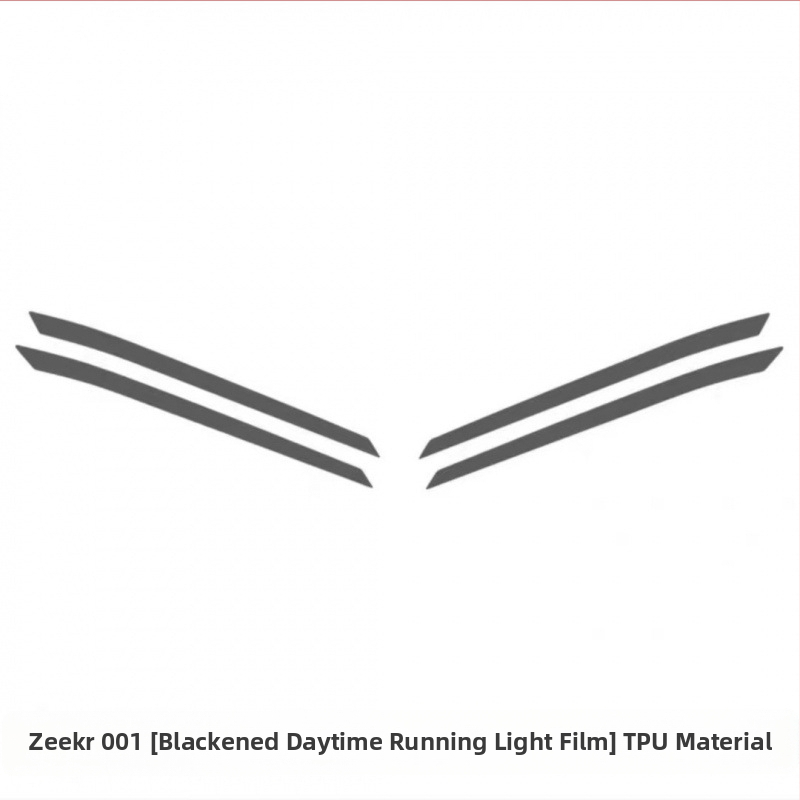 TPU plėvelė priekinėms ir galinėms žibintams Zeekr 001 (2021–2024) – atsparumas dėvėjimuisi, įbrėžimams atsparus, DRL apsauga