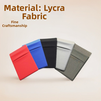 Mobiliųjų telefonų galinio lipduko iš Lycra elastinio audinio, dviejų sluoksnių dizainas, Voltage apdaila, unisex stilius, vienspalvis raštas, atskiras įpakavimas