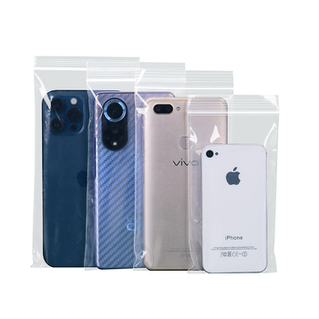 Egyszer használatos érintőképernyős telefon tasak, átlátszó, vízálló és porálló, önzáró tömítéssel 0.5–2 cm