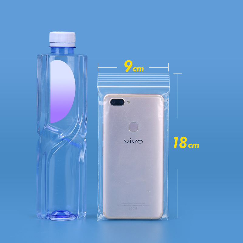 Egyszer használatos érintőképernyős telefon tasak, átlátszó, vízálló és porálló, önzáró tömítéssel 0.5–2 cm