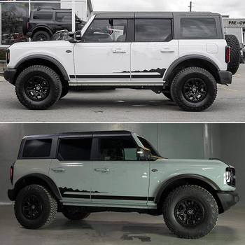 Set naljepnica za Ford Bronco – naljepnice za poklop motora i bočne pragove, samoljepljive naljepnice, jednofareban uzorak, Jin Zherui