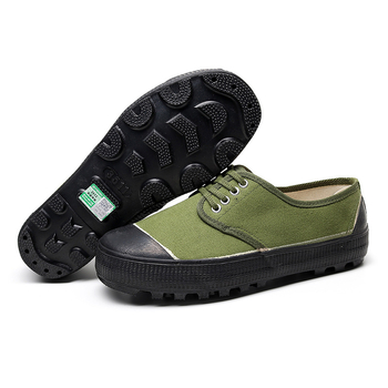 Pantofi de lucru unisex, anti-alunecare și rezistenți la uzură, partea superioară din pânză, talpă din cauciuc, construcție vulcanizată