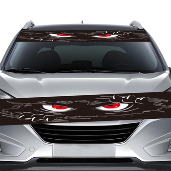 Декоративни стикери за предното стъкло на автомобил, монтаж с лепило, марка Callidi, материал: стикери, тип: стикери за каросерия